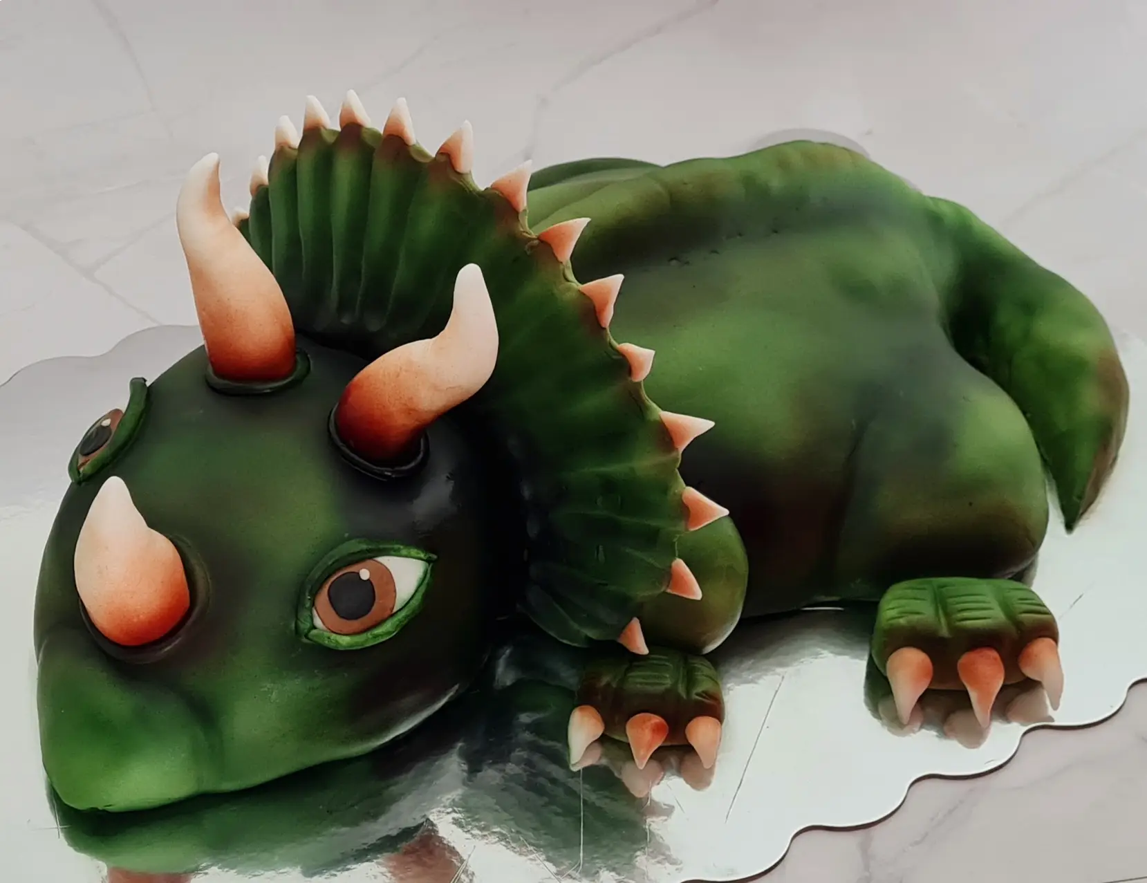 Triceratops taart